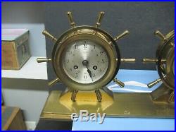 Salelm Ships Bells Brass Clock And Barometer