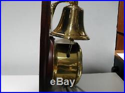 Schatz Royal Mariner Ship Clock with Bell, vintage, good working condition