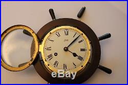 Schatz Royal Mariner, Ship's Bell Wheel, 8 Day Brass Clock