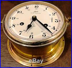 Schatz Vintage Royal Mariner 6 Bell 8 Ship Clock and Barometer