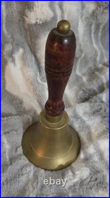 School Church Service Handheld Bell Vintage 1950s USA