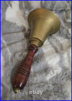 School Church Service Handheld Bell Vintage 1950s USA