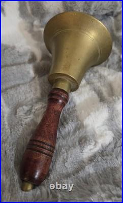 School Church Service Handheld Bell Vintage 1950s USA