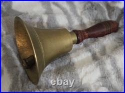 School Church Service Handheld Bell Vintage 1950s USA