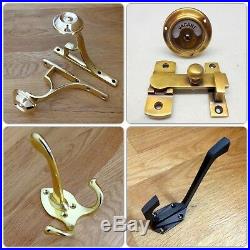 Servants Bell Butler Maid Door Knobs Handles Victorian Knocker Lock Brass Push