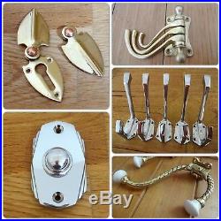 Servants Bell Butler Maid Door Knobs Handles Victorian Knocker Lock Brass Push