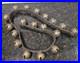 Set Of 18 Antique Brass Sleigh Bells On 32 Leather Strap