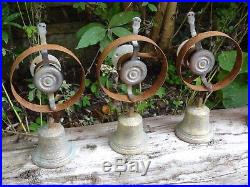 Set Of 5 Servants Maid Butler Bell Brass Reclaimed Bells Door Knobs Handles