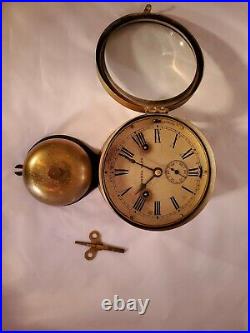 Seth Thomas Brass Ship's Clock With Outside Bell