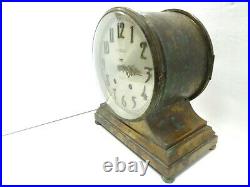 Seth Thomas Denton Ships Bell Clock Seven Jeweled Eight Day Clock 115b