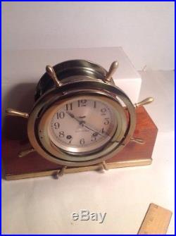 Seth Thomas Helmsman Ships Bell Clock