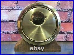Sharp Vtg Brass 1964 Seth Thomas Corsair Barometer-(ships Bell Clock Set) Ok