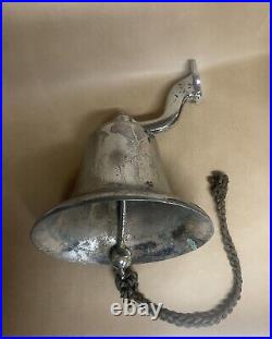 Ships Bell 7, Crome Over Brass, Vintage, Fire Truck, Ship, Train, Farmhouse