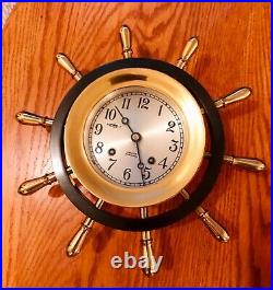 Ships bell clock and barometer