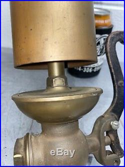 Single Chime BRASS Whistle Valve Antique Steam Air Hit Miss Bell Steampunk