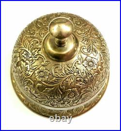 Solid Brass Antique Design Desk Bell Office, Hotel Front Counter, Best Gift