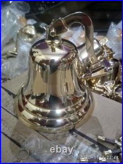 Solid Brass Bell 6 Wall Mount DINNER Fire Alarm Maritime Ship Nautical lot 05 p