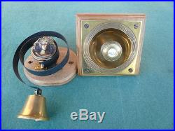 Solid Brass Claverley Bell Pull and Servants Bell Traditional Antique Style
