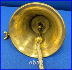Solid Brass Heavy Maritime Bell 5+ diameter, 5 tall, over 2lbs