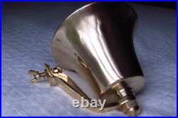 Solid Brass Heavy Maritime Bell 5+ diameter, 5 tall, over 2lbs