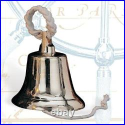 Solid Brass Heavy Ship's Bell, 14