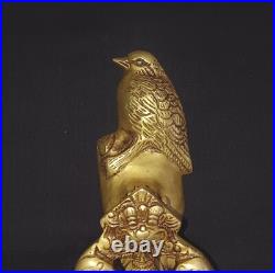 Sparrow with Yali Design Door Bell Brass Chirping Bird Office Door Knocker CA307
