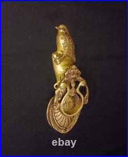 Sparrow with Yali Design Door Bell Brass Chirping Bird Office Door Knocker CA307
