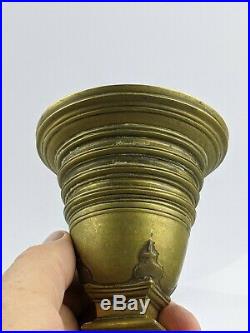 Sri Lankan Antique Buddhist Stupa Bell in Brass / Bronze c18th/19th Tibetan FINE
