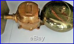 Stromberg-Carlson Brass Sound Powered Telephone Navy Ship 6 Bell Antique