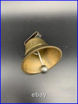 Stunning Antique Brass Cow Bell from Melchtal Primitive Swiss-Made Souvenir