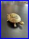 Stunning Rare Vintage Wind Up Hotel Turtle Bell Boj Eibar Spain Brass Works
