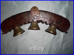 Stunning Victorian Solid Brass Harness Sleigh/coach Bells. Belfry