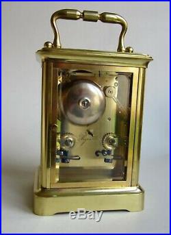 Superb Bell Striking 8 Day Carriage Clock by Stevenard of Boulogne. 1860