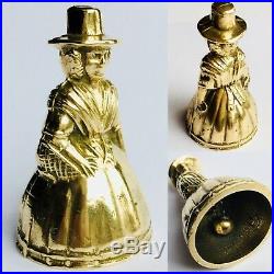Superb Rare Antique Miniature English Georgian (1800s) Elegant 2/5cm Brass Bell