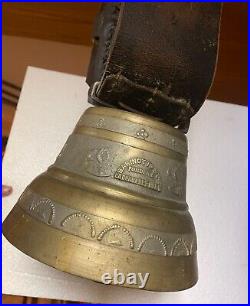 Swiss Vintage Cow Bell Early 1900's Rare, Vintage