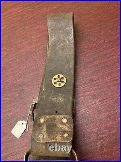 Switzerland Brass Cow Bell, Vintage Antique 27 Leather Strap 8 Bell 4lb Video