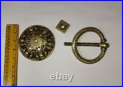 Tibetan Theme Unique Door Bell Brass Filigree Design Door Knocker Home Dec GTX