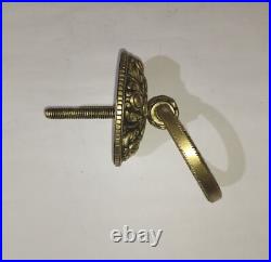 Tibetan Theme Unique Door Bell Brass Filigree Design Door Knocker Home Dec GTX