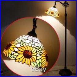 Tiffany Style Hanging Floor Lamp Stained Glass Vintage Lamps Handcrafted Light