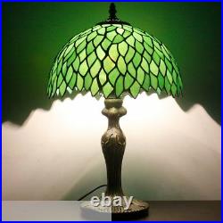 Tiffany style wisteria table lamp light S523 series 18 inch tall green shade E26