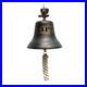 Tips Brass Bar Bell with Antique Verde Green Finish