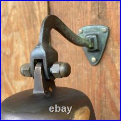 Tips Brass Bar Bell with Antique Verde Green Finish
