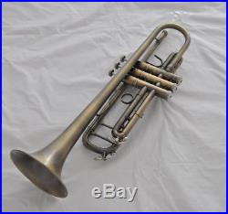 Top new Antique Bb trumpet horn with mouthpiece case 4-7/8 bell