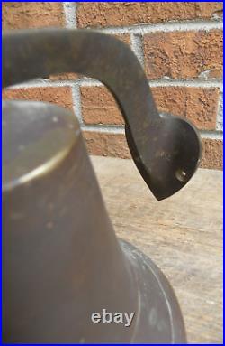 USN, United States Navy, Brass Bell, WWII, with Mounting Bracket