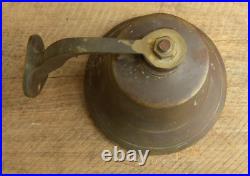 USN, United States Navy, Brass Bell, WWII, with Mounting Bracket