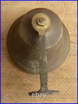 USN, United States Navy, Brass Bell, WWII, with Mounting Bracket