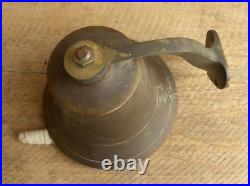 USN, United States Navy, Brass Bell, WWII, with Mounting Bracket