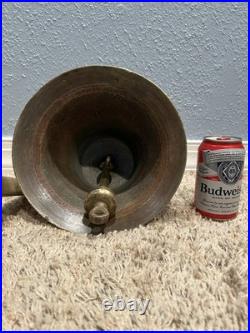 US UNITED STATES NAVY Old Brass Bell with Bracket