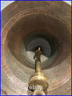 US UNITED STATES NAVY Old Brass Bell with Bracket