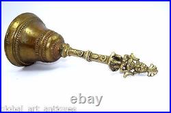 Unique Indian God Figure Brass Handcrafted Temple Bell Halloween gift G70-233